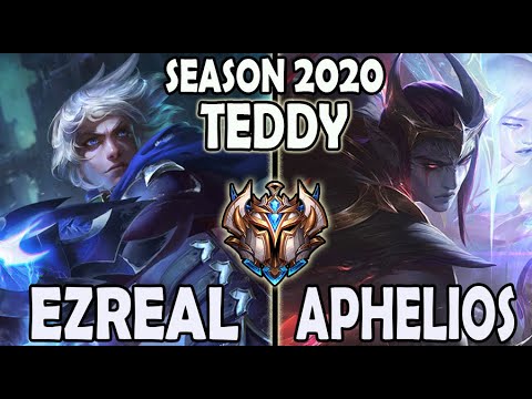 T1 Teddy Ezreal ADC vs Aphelios - Lol Korea Ranked