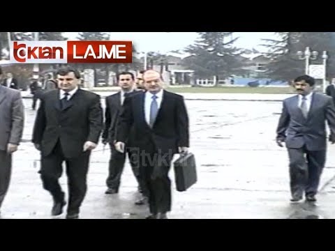 Ilir Meta niset për në Bruksel - (19 Mars 2000)