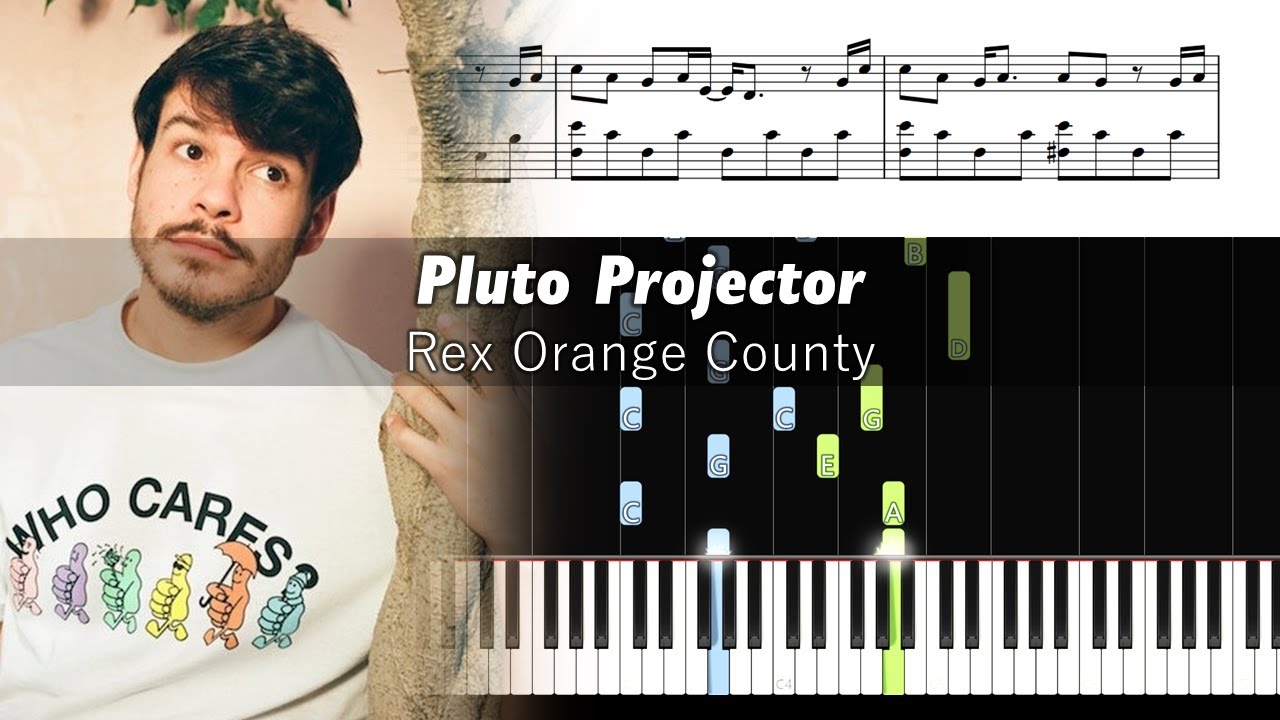 Rex Orange County - Pluto Projector - Piano Tutorial + SHEETS