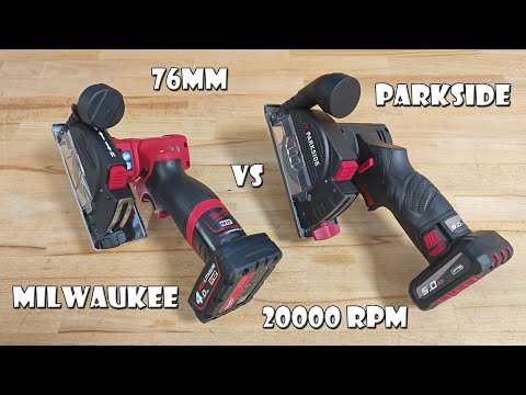 Parkside Performance PPWSA 12 A1 Angle Grinder vs Milwaukee M12 FCOT