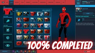 Spider-Man Remastered Save Game 100% Completed (all power and suits unlocked)