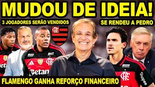 MUDOU DE IDEIA! FLAMENGO GANHA REFORÇO FINANCEIRO PARA RETA FINAL! 3 JOGADORES SERÃO VENDIDOS! E+