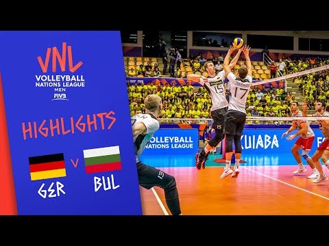 GERMANY vs. BULGARIA - Highlights Men | Week 4 | Volleyball Nations League 2019