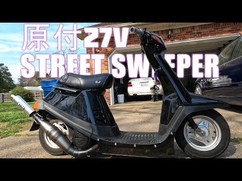 My VINTAGE Yamaha scooter gets LOW (how to lower 27v Jog and add gentsuki undercowl)