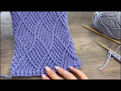 Baklava Pattern | The Magical Rhombus Stitch or Diagonal Cro