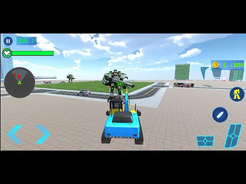 Multi Robot Car Transform Bat - Excavator Robot Games - Android Gameplay