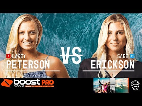 Lakey Peterson vs. Sage Erickson - Round Three, Heat 5 - Boost Mobile Pro Gold Coast 2019