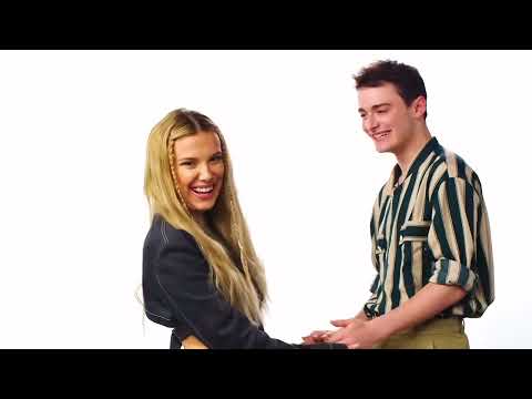 Millie Bobby Brown and Noah Schnapp core