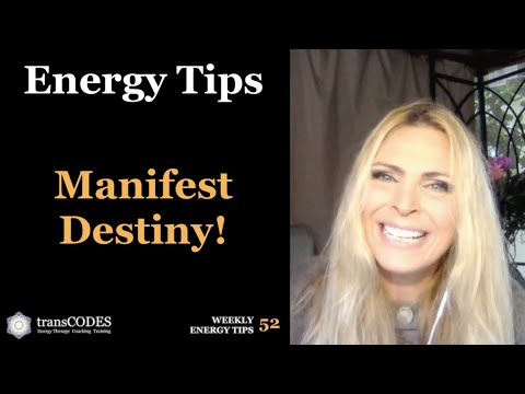 ENERGY TIPS 22nd - 28th December (Week 52): MANIFEST DESTINY! [PREMIUM CONTENT]