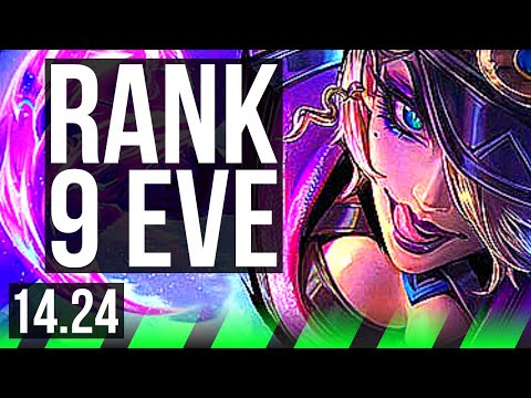 EVELYNN vs ZAC (JGL) | 1000+ games, Rank 9 Eve, Legendary | KR Master | 14.24