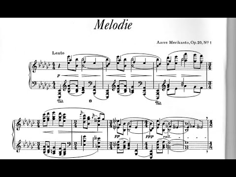 Aarre Merikanto | Melodie, Op.20/1