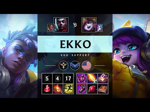 Ekko Support vs Lulu - NA Diamond Patch 25.09