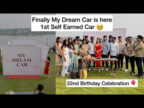 My Dream Car❤️|Mi Engagement karti ka? 🙈22nd Birthday Celebration| #sanikabhoite #sanikabhoitevlogs