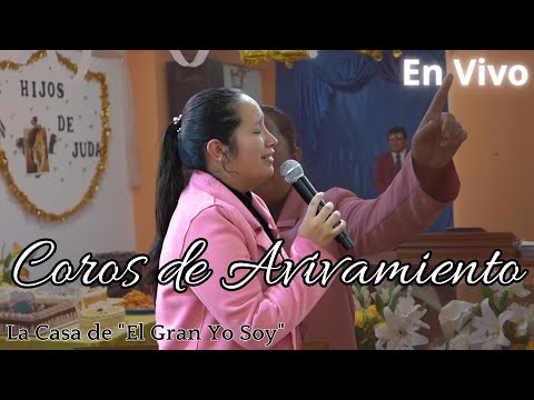 Popurrí de COROS PENTECOSTALES I 1 Hora de Coros DE FUEGO #envivo l Nora Camargo