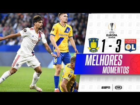 PAQUETÁ DÁ ASSISTÊNCIA, E LYON VENCE O BRONDBY DE VIRADA NA EUROPA LEAGUE | MELHORES MOMENTOS