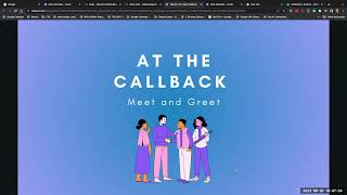 CTG Callbacks Workshop: Musicals