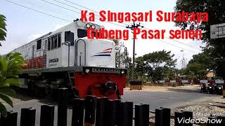 preview picture of video 'Ka Singasari berjalan langsung stasiun kemiri'