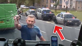 When Idiot Drivers Realize They've Been Caught...