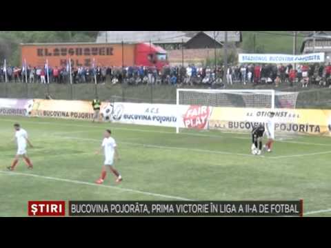 Bucovina Pojorata, prima victorie in Liga a II a de fotbal