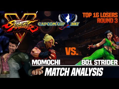 SFV Match Analysis: Capcom Cup 2017 TOP 16 - Momochi vs. 801 Strider