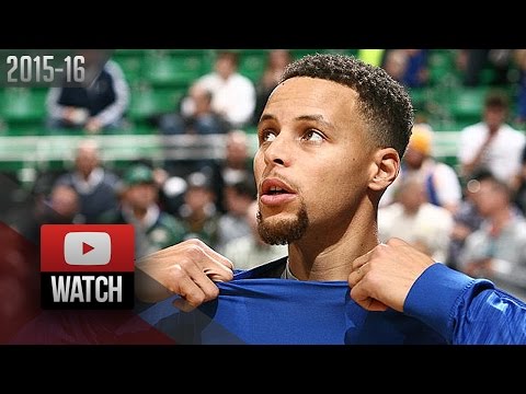 Stephen Curry Full Highlights at Jazz (2015.11.30) - 26 Pts, 6 Reb, CLUTCH!