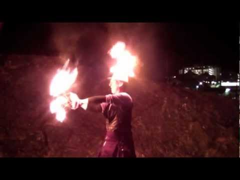 Fire Helmet and Fire Fans