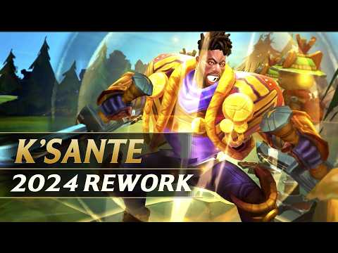 K'SANTE 2024 REWORK GAMEPLAY - League of Legends