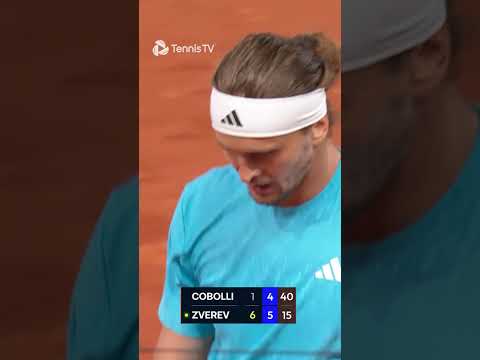 Zverev Clutch Ending vs Cobolli 👏