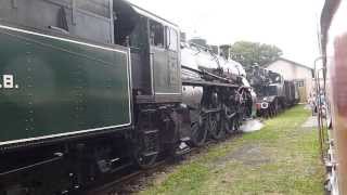 preview picture of video 'Bayrisches Eisenbahnmuseum Nördlingen: Bavarian S 3/6 Pacific'