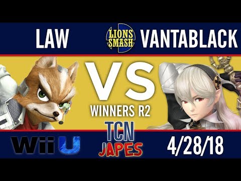 TCNJapes 6 - Law (Fox) vs Vantablack (Corrin) - Smash 4 Winners R2
