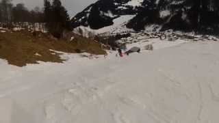 preview picture of video 'Dal afdaling Gerlos piste 31 / 31a - Wintersport Ski in Zillertal Arena HD 2015'