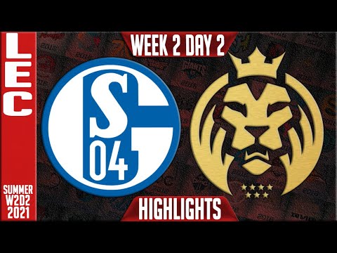 S04 vs MAD Highlights | LEC Summer 2021 W2D2 | Schalke 04 vs MAD Lions