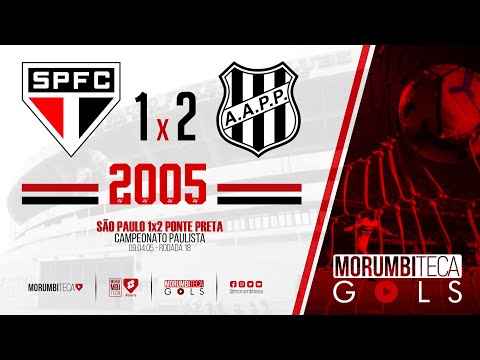São Paulo 1x2 Ponte Preta - Paulista 2005 - rodada 18 - 09/04/2005