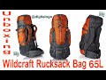 Unboxing Review Wildcraft Rucksack Bag 65L Perfect Travel Bag Backpack For Hiking Trekking