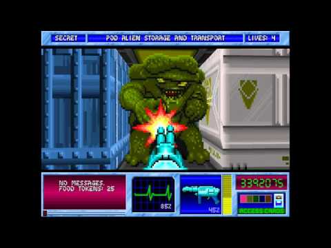 Blake Stone Aliens of Gold HD - E2M0 Pod Alien Storage and Transport - Veteran - All Secrets