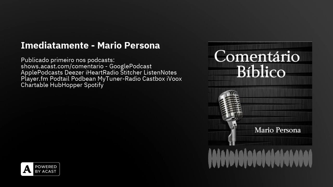 Imediatamente - Mario Persona