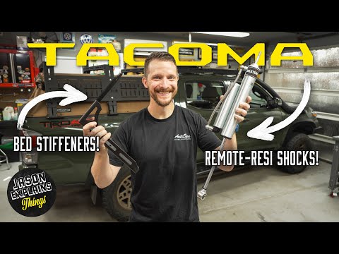 My Toyota Tacoma is ADVENTURE READY with These Upgrades! (Bilstein 5160 Shocks & Bed Stiffeners)