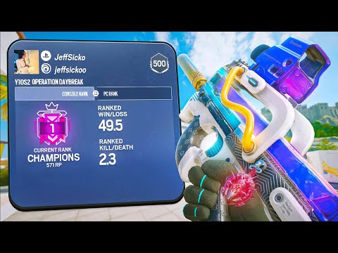 *BEST* Controller Champion Settings & SLOW Sensitivity For ZERO RECOIL - Rainbow Six Siege Console