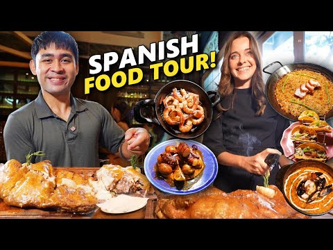 Ultimate Manila SPANISH Food Tour! 15 Must Try Spanish Food! ₱7,500 Cochinillo🇵🇭