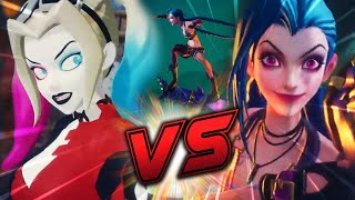 Harley Quinn VS Jinx EXPLOSIVE Fight! (DC Suicide Squad VS League of Legends) | DEATH BATTLE!