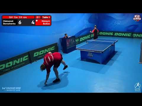 23:00 Oleksandr Storozhenko 3 - 1 Maksym Butkov West 5 WIN CUP 27.10.2022 | TABLE TENNIS WINCUP