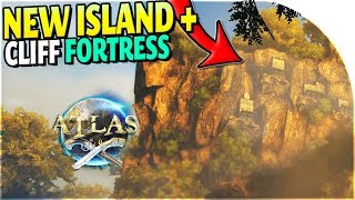 CLIFF-SIDE FORTRESS + NEW ISLAND EXPLORATION + RAFT UPGRADE in Atlas Pirate Survival Gameplay Part 3