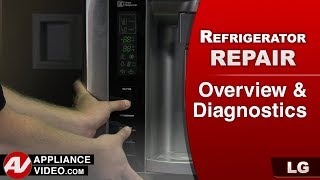 LG LFX25974ST Refrigerator Overview and Diagnostic Mode
