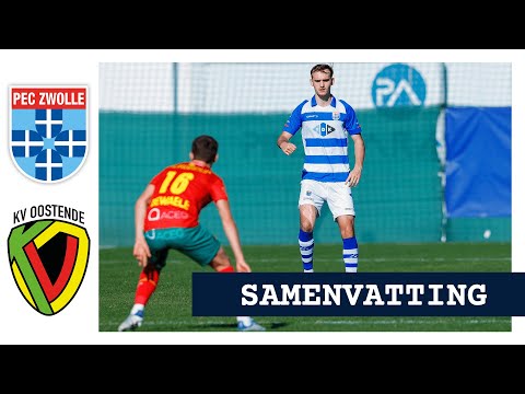 Samenvatting PEC Zwolle - KV Oostende | Oefenwedstrijd