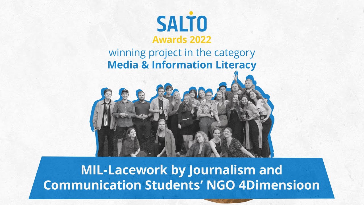 SALTO Awards 2022  "Media & Information Literacy" Winner | 4Dimensioon