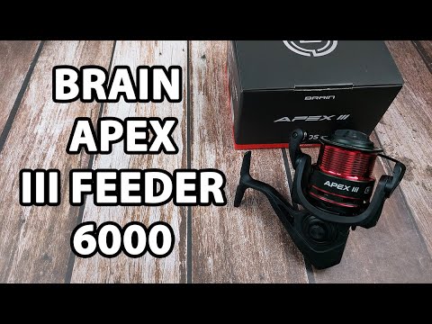 Котушка Brain Apex III Feeder 6000 / 5+1 підшипник / 4.9:1 — фідерна, металева шпуля