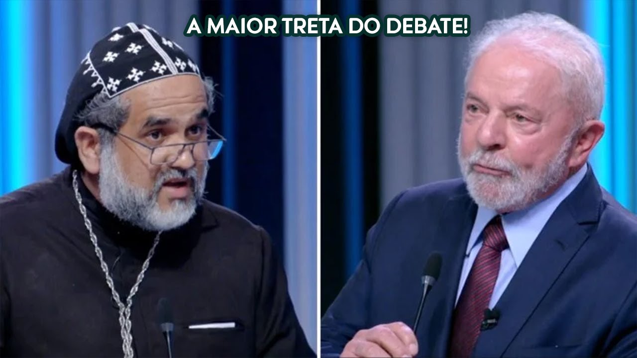 a treta rolou solta | padre kelmon vs lula | discussão entre os candidatos