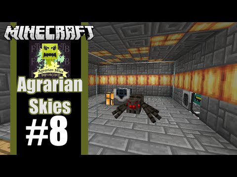 Minecraft Modded Skyblock! Agrarian Skies Ep.8 Auto-Spawner!