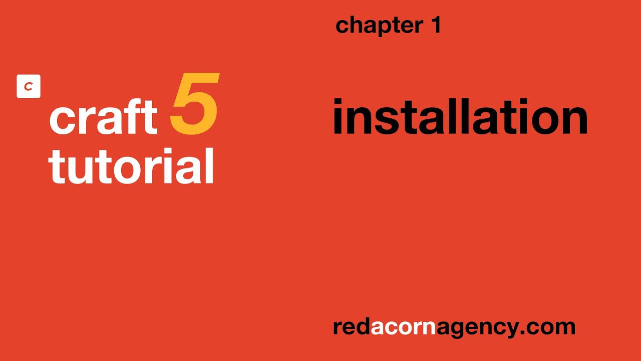 Craft 5 CMS Tutorial | 01 Installation