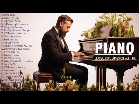 200 Most Famous Pieces of Beautiful Piano Love Songs - Best Relaxing Instrumental Love Songs Ever